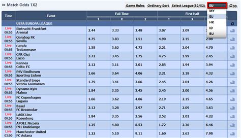 UK Online Sports Betting & Odds 